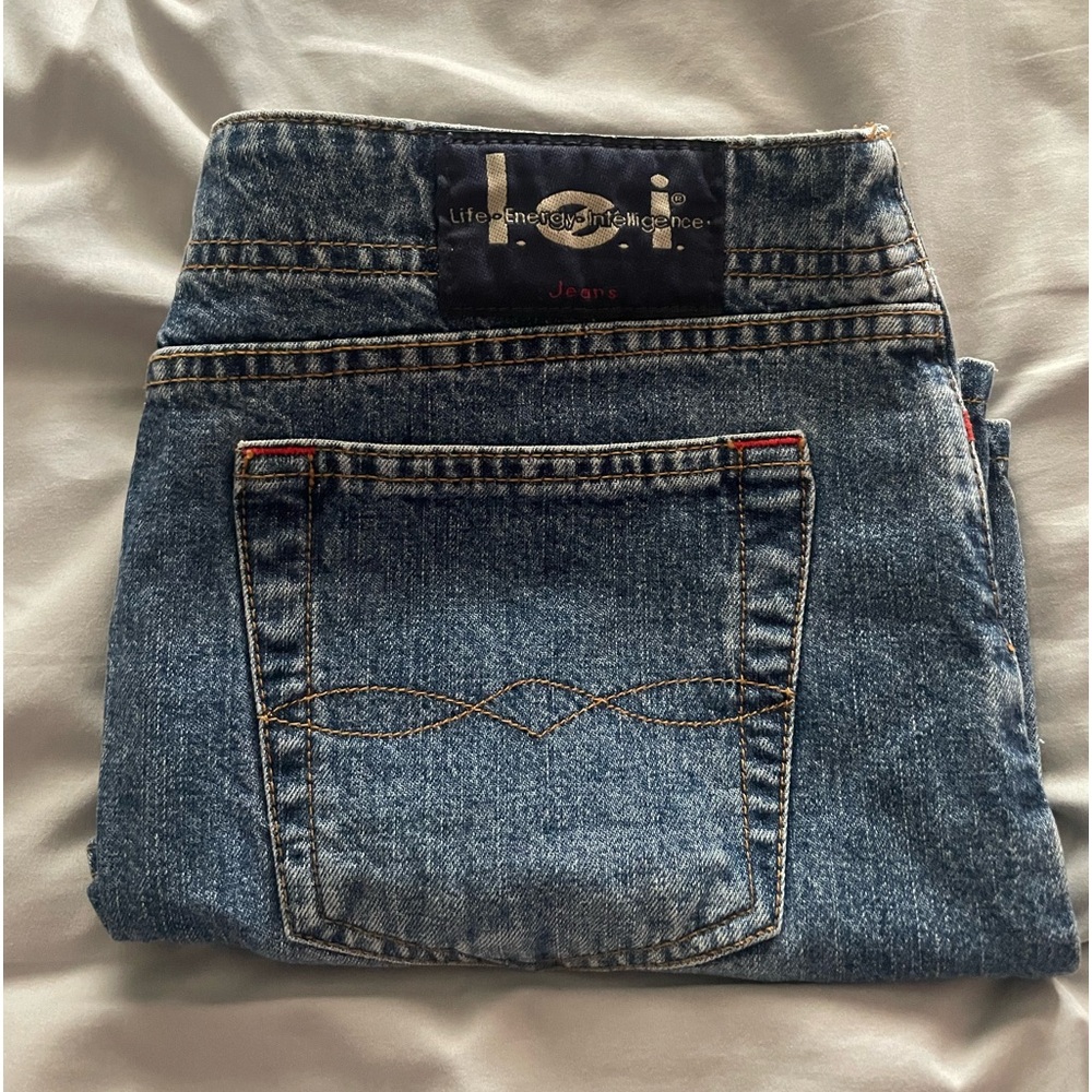 Vintage L.e.i mini jean skirt